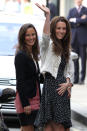 Pippa Middleton famously upstaged her sister Kate at her royal wedding with her perfect derriere.