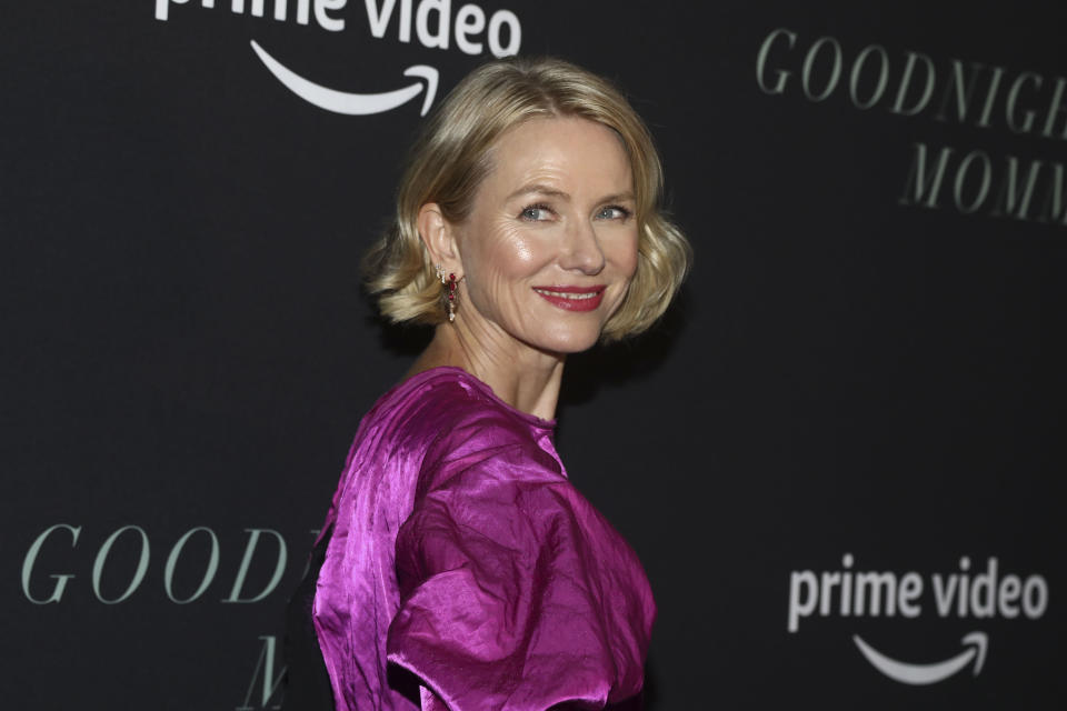 Actor Naomi Watts attends the premiere of Prime Video's "Goodnight Mommy" at Metrograph on Wednesday, Sept. 14, 2022, in New York. (Photo by Andy Kropa/Invision/AP)