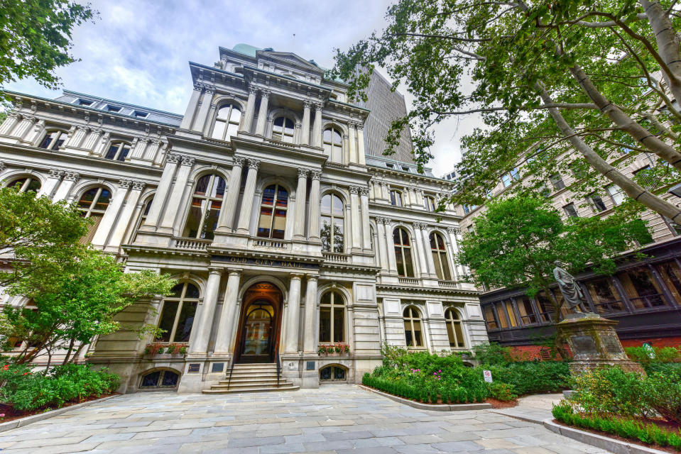 The Old City Hall in Boston - Credit: AP