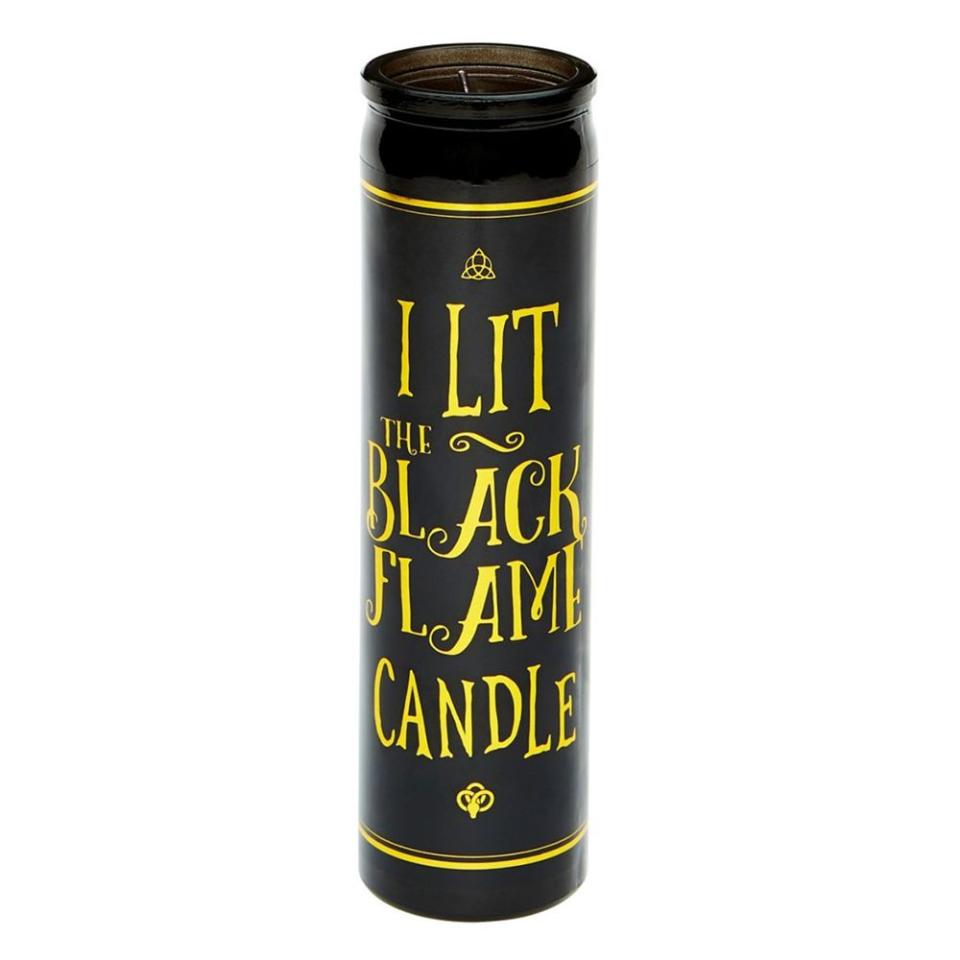 <p><a href="https://go.redirectingat.com?id=74968X1596630&url=https%3A%2F%2Fwww.spirithalloween.com%2Fproduct%2Fhocus-pocus-flame-candle-disney%2F163410.uts&sref=https%3A%2F%2Fwww.bestproducts.com%2Flifestyle%2Fg23118150%2Fthe-craziest-halloween-things-thatll-make-you-go-boo%2F" rel="nofollow noopener" target="_blank" data-ylk="slk:Shop Now;elm:context_link;itc:0;sec:content-canvas" class="link ">Shop Now</a></p><p>‘Hocus Pocus’ Black Flame Candle</p><p>spirithalloween.com</p>