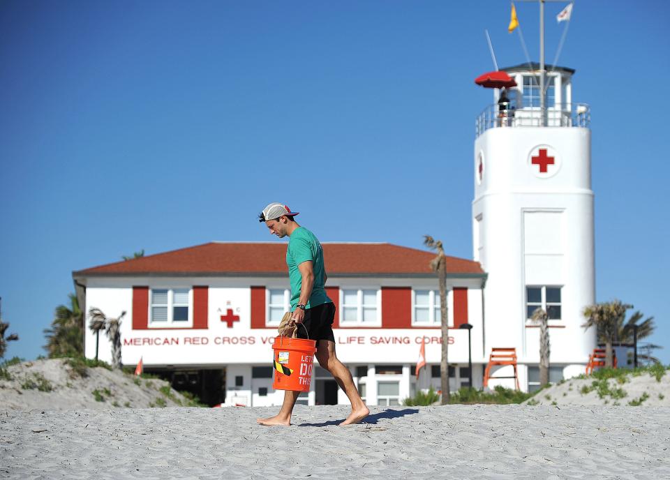 A New Year's Day beach cleanup is planned at Anastasia State Park, but just about any beach is going to need it the morning after New Year's Eve.