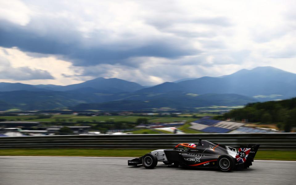 Jessica Hawkins of Great Britain drives on track during practice ahead of W Series Round 1 at Red Bull Ring on June 25, 2021 in Spielberg, Austria - Formula 1/Formula 1 via Getty Images