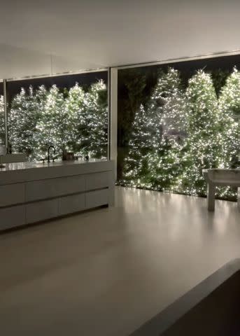 Kim Kardashian Reveals Bathroom Lined with a Forest of Sparkling ...