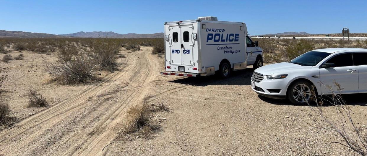 Barstow Police have launched an investigation after human remains, including a skull, were found in a desert area south of The Outlets of Barstow and east of Interstate 15.