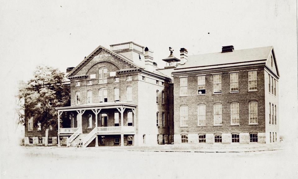 Built in 1879, the historic Bellevue Asylum was located on the present site of Coffman Nursing Home.