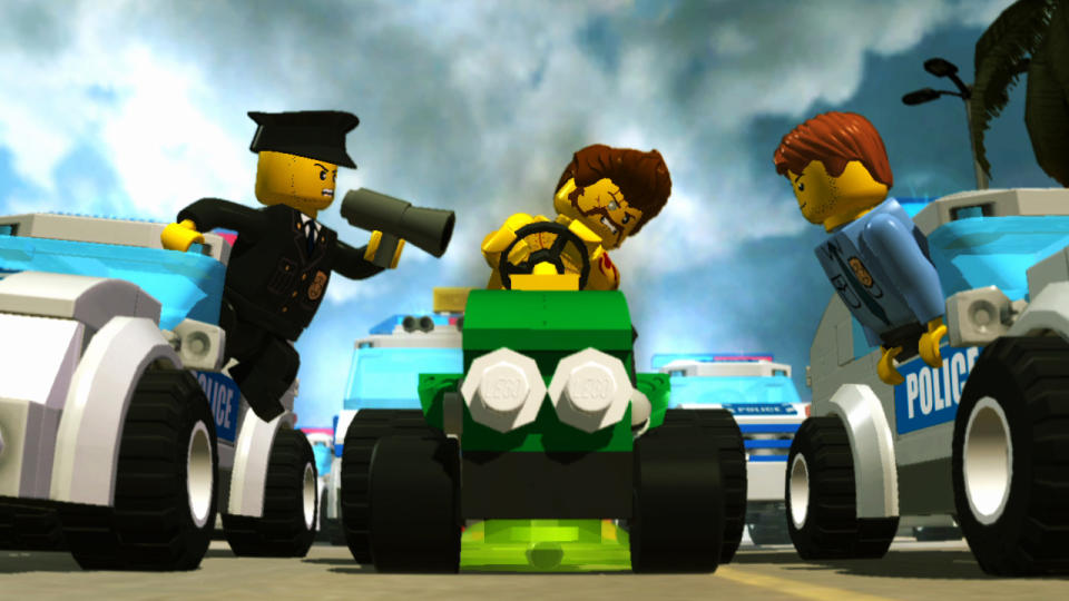 This publicity photo provided by Nintendo/TT Fusion shows a scene from the video game, “Lego City Undercover." (AP Photo/Nintendo/TT Fusion)