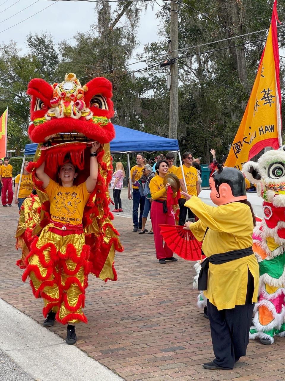 People lined the Mills 50 District to see Sunday’s 11th annual Central Florida Dragon Parade.