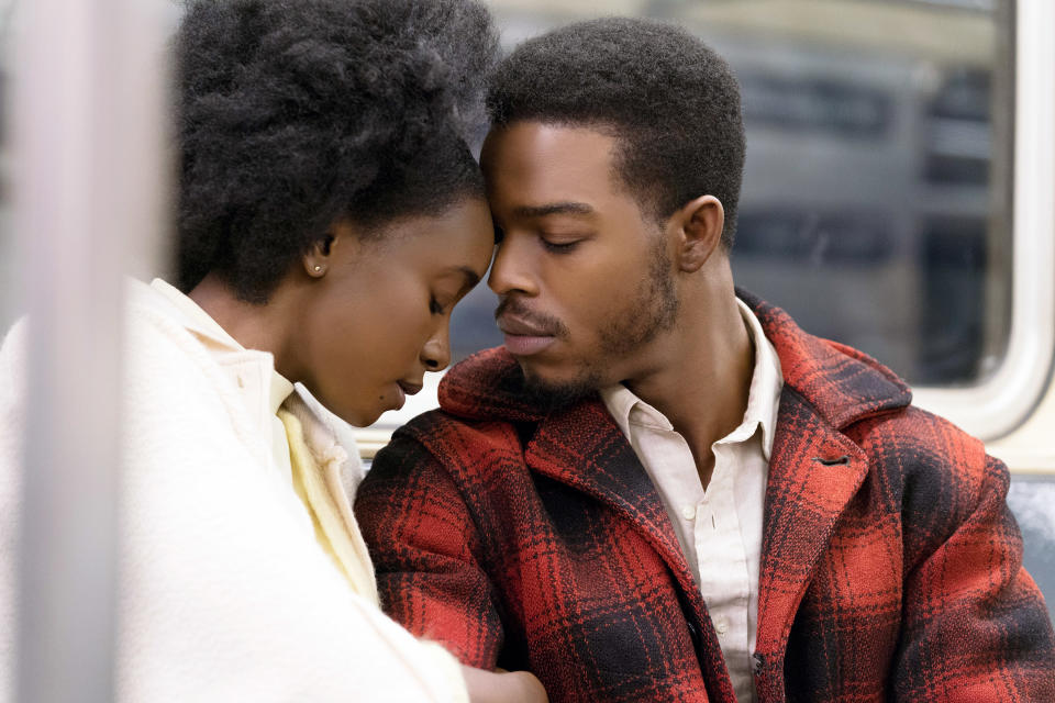 IF BEALE STREET COULD TALK, from left: KiKi Layne, Stephan James, 2018. ph: Tatum Mangus /© Annapurna Pictures /Courtesy Everett Collection