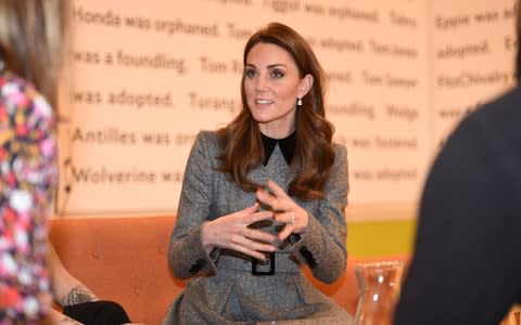 The Duchess of Cambridge visiting the Foundling Museum to understand how they use art to make a positive contribution to society  - Credit: Eddie Mulholland