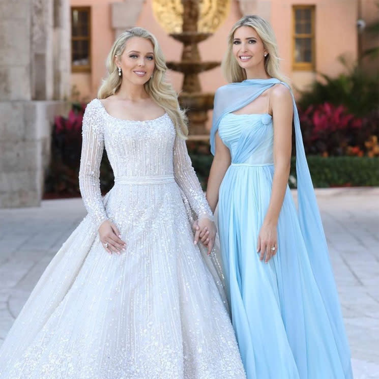 Ivanka Trump en la boda de su hermana Tiffany vía HOLA