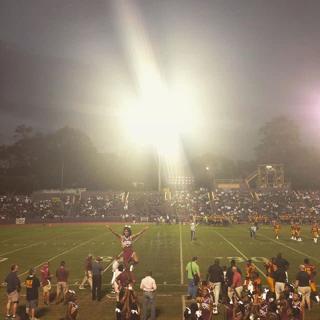 12) ... and the first lighted football field in the state of Mississippi