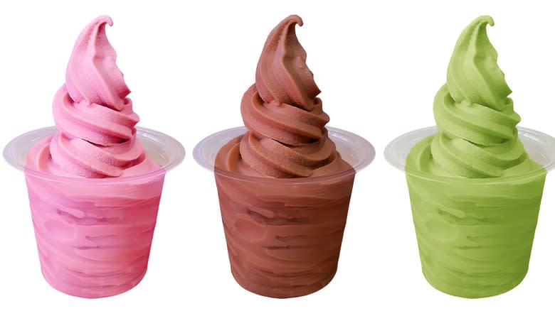 soft-serve ice cream dishes