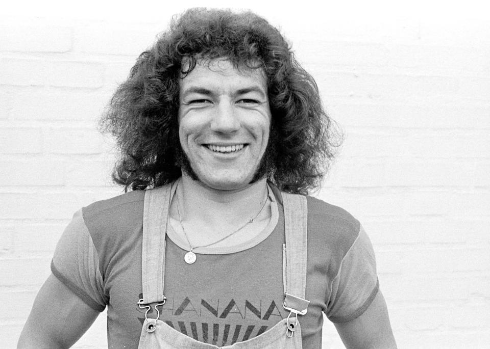 Brian Johnson in his Geordie days, 1973.  (Photo: Jorgen Angel/Redferns)