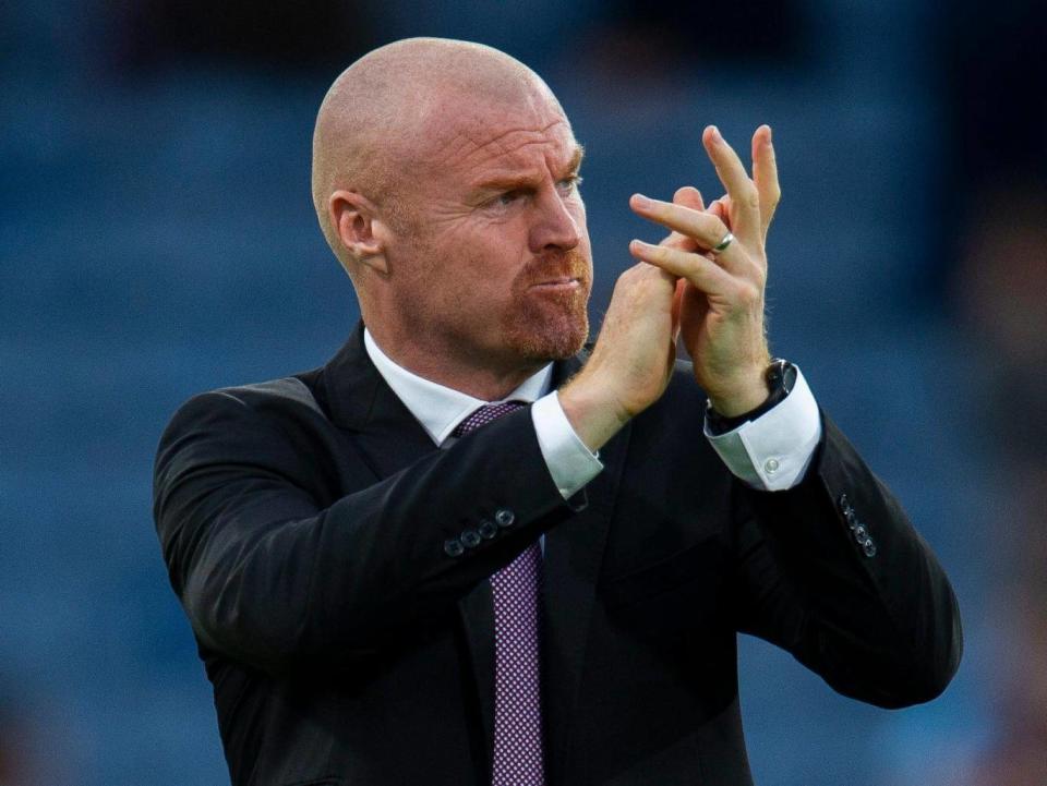 Burnley manager Dyche was left frustrated (EPA)