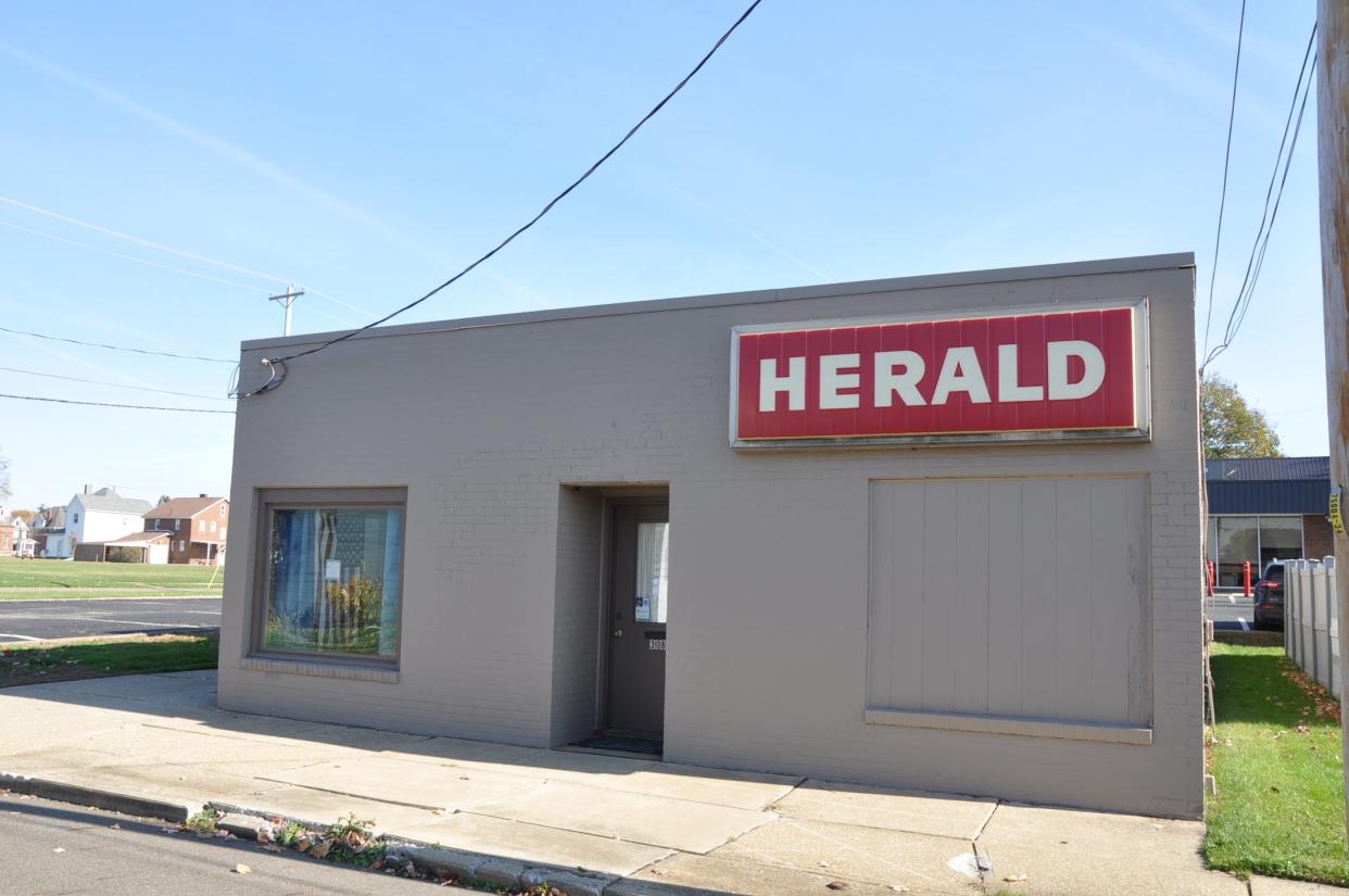 Former site of the Louisville Herald at 308 S. Mill St. in Louisville, Ohio. The publication ceased all operations - print and digital - on Nov. 1, after nearly 140 years. The last print edition was published in June.