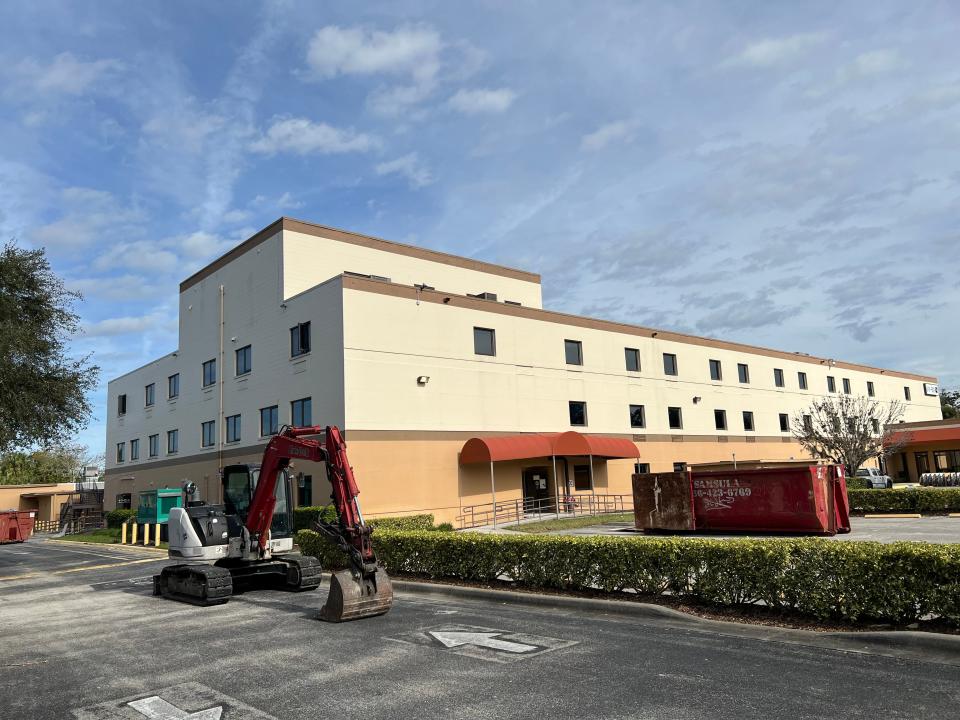 Interior demolition work has begun to convert the existing three-story former headquarters for Florida Health Care Plans into a new Devon Self Storage Center at 1340 Ridgewood Ave., Holly Hill. An adjoining single-story building on the north side will be torn down to make way for a new three-story building that will be part of the storage center. FHCP vacated the property in 2021 when its headquarters moved to the corner of Mason and Dunn avenues in Daytona Beach.