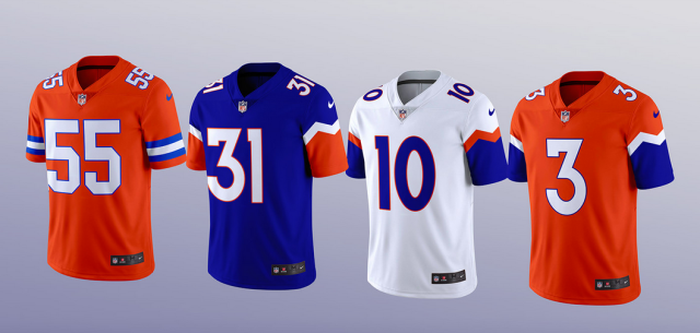 These fan-made Broncos uniforms are brilliant