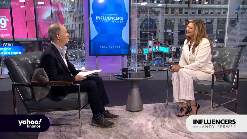 Former supermodel Kathy Ireland, the CEO of Kathy Ireland Worldwide, appears on Influencers with Andy Serwer.