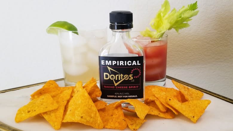 Doritos x Empirical bottle, chips, cocktails
