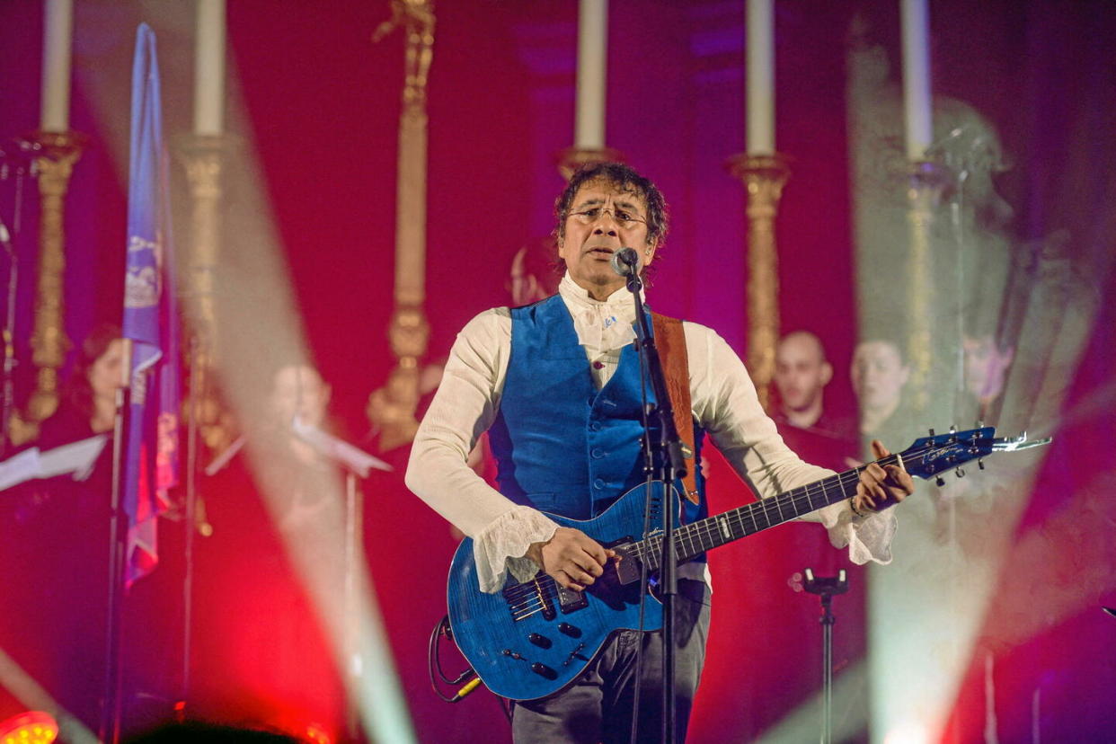 Laurent Voulzy en concert à l'église Saint-Sulpice (Paris, 6e), le 22 mars 2019.  - Credit:Julien Reynaud/APS-Medias/Abaca