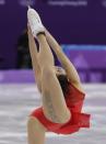 <p>Mirai Nagasu of the USA competes in ladies free skating during the figure skating team event at Gangneung Ice Arena on day three of the PyeongChang Winter Olympics, Feb. 12, 2018. (Photo by Jean Catuffe/Getty Images) </p>