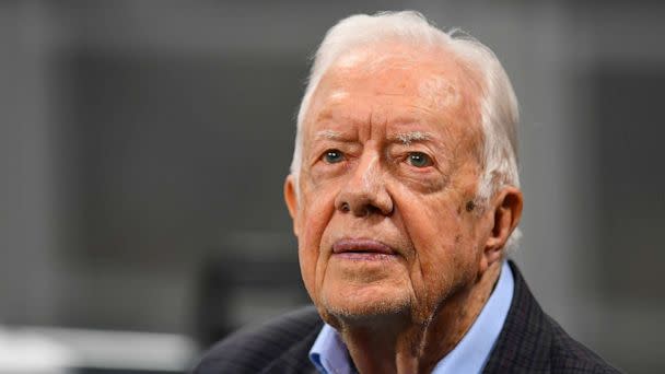 PHOTO: In this Sept. 30, 2018, file photo, former president Jimmy Carter attends an event in Atlanta. (Scott Cunningham/Getty Images, FILE)