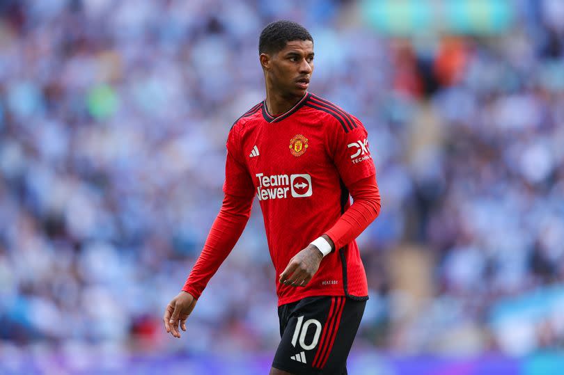 Manchester United midfielder Marcus Rashford