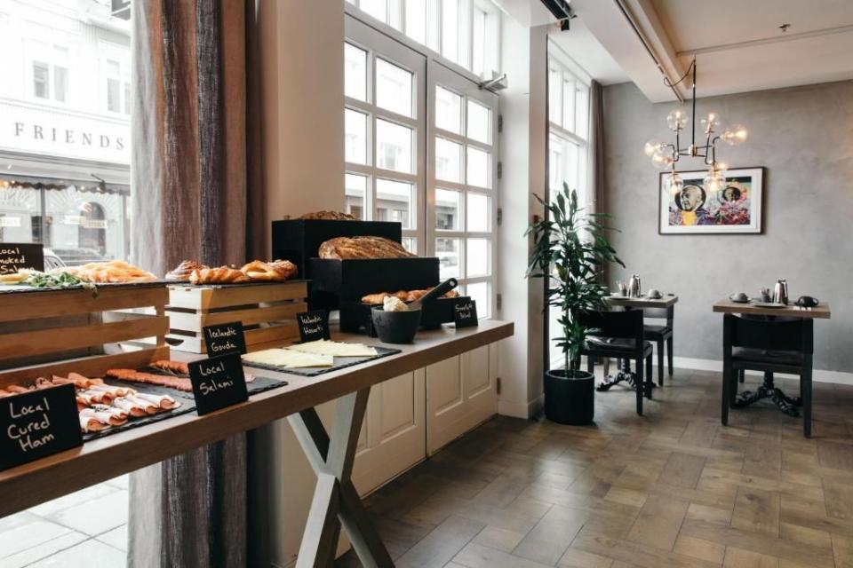 <p>Unobtrusive Art Deco touches and polished oak floors blend serenely with contemporary decor and artworks and restful natural hues to make the boutique <a href="https://www.booking.com/hotel/is/sandhotel.en-gb.html?aid=2070935&label=iceland-hotels" rel="nofollow noopener" target="_blank" data-ylk="slk:Sandhotel;elm:context_link;itc:0;sec:content-canvas" class="link ">Sandhotel</a> a calm retreat in the heart of the Icelandic capital, just steps from the iconic Hallgrimskirkja and the National Gallery of Iceland. </p><p>You’re in a plum spot on the Laugavegur, too, for the city’s best shopping – think everything from digitally printed knitwear to one-off Nordic homewares – and some of its most tempting bars. The hotel was founded by the team behind the legendary Reykjavik bakery Sandholt right next door<br></p><p><a class="link " href="https://www.booking.com/hotel/is/sandhotel.en-gb.html?aid=2070935&label=iceland-hotels" rel="nofollow noopener" target="_blank" data-ylk="slk:CHECK AVAILABILITY;elm:context_link;itc:0;sec:content-canvas">CHECK AVAILABILITY</a></p>