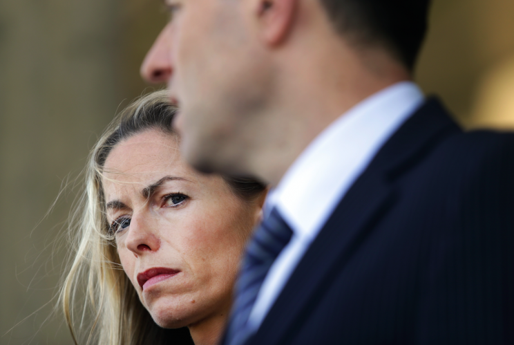 Kate McCann pictured with her husband, Gerry (Picture: Rex)