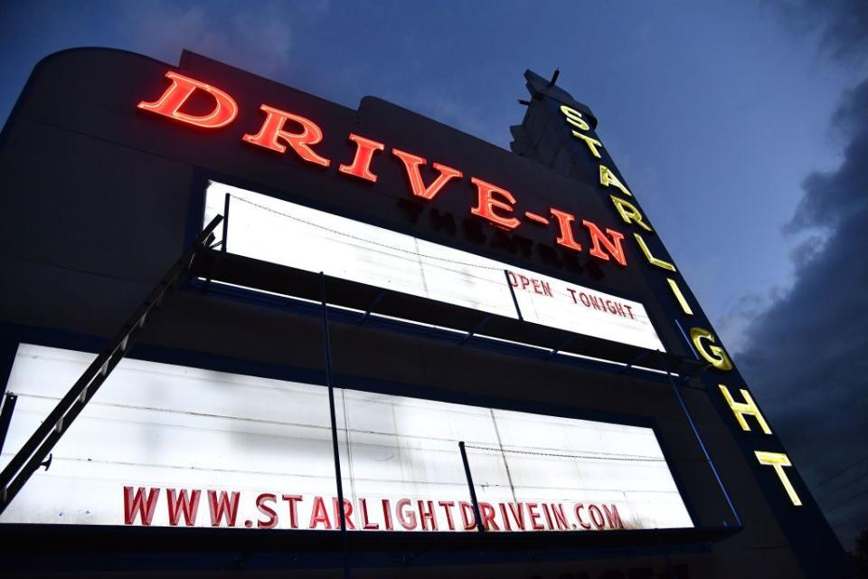 Catch a movie and shop at Starlight Drive-In and Flea Market.