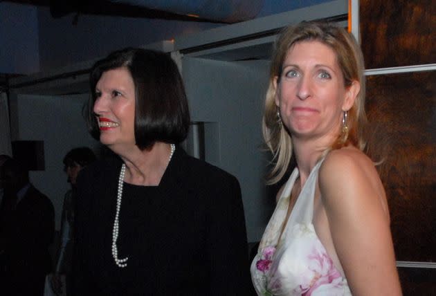 The author and her mother, taken on the author’s wedding day in 2006.