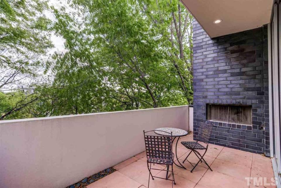 This home at 414 Yates Motor Company Alley in downtown Chapel Hill off of West Franklin Street was designed by Szostak Design.