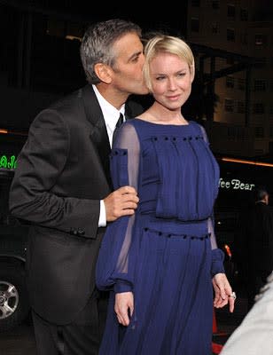 George Clooney and Renee Zellweger at the Los Angeles premiere of Universal Pictures' Leatherheads  03/31/2008 Photo: Lester Cohen, WireImage.com