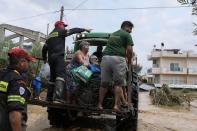 Flash floods on the island of Evia