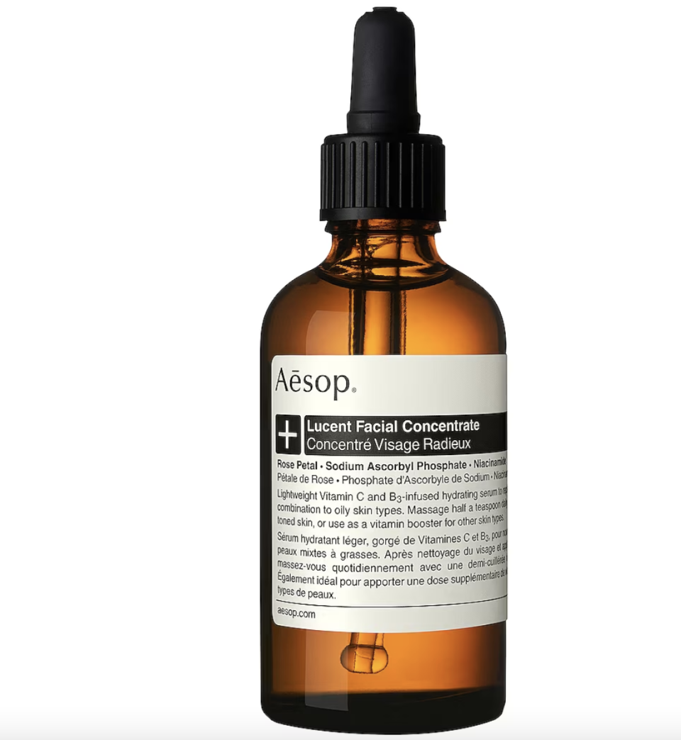 Aesop's Lucent Facial Concentrate. PHOTO: Revolve
