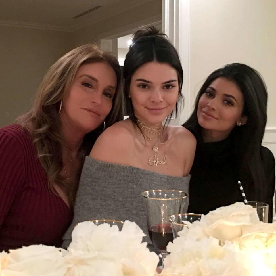 Source: Caitlyn Jenner/Instagram Caitlyn, Kendall and Kylie Jenner