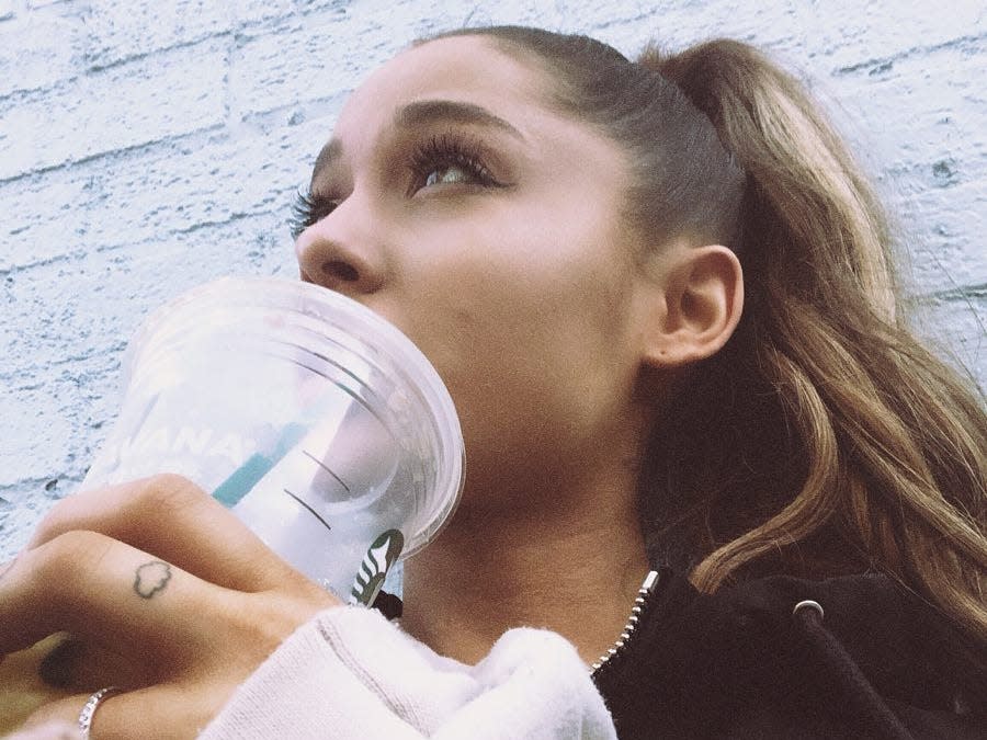 ariana grande cloud tattoo