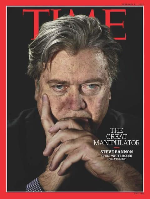 The Time magazine cover that so annoyed Steve Bannon's boss