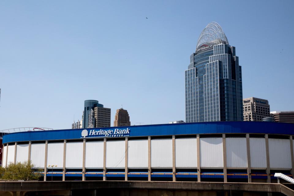 Heritage Bank Center in Cincinnati, formerly the Riverfront Coliseum and U.S. Bank Arena, has been witness to a lot of history, but it has been overshadowed by other venues.