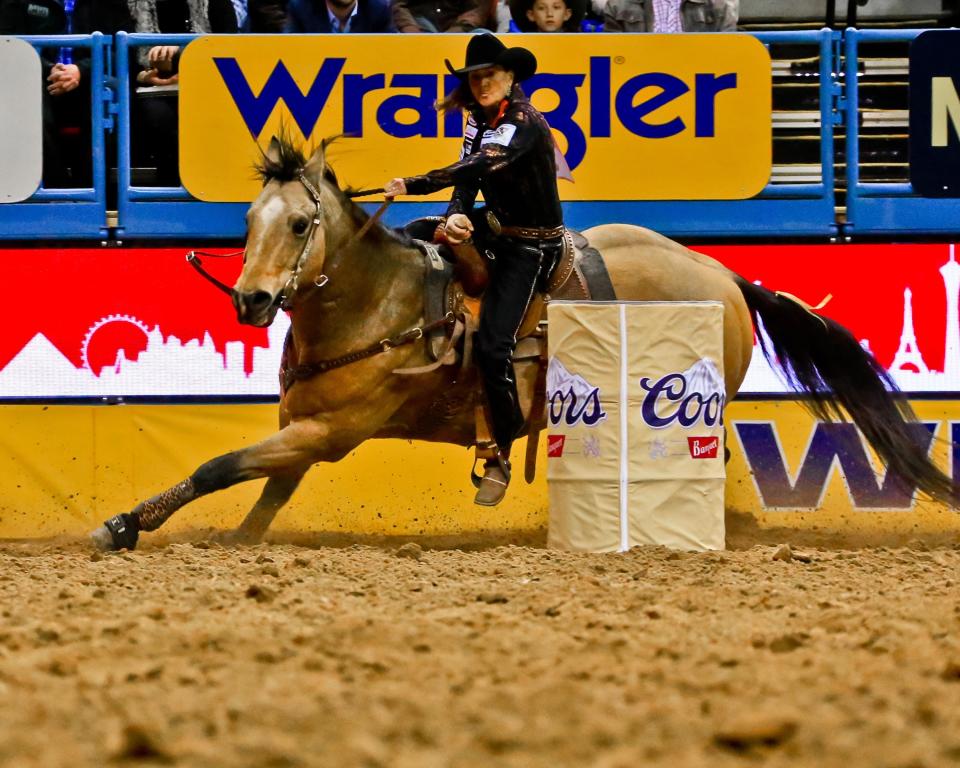 Lisa Lockhart at the NFR in Las Vegas in 2016.