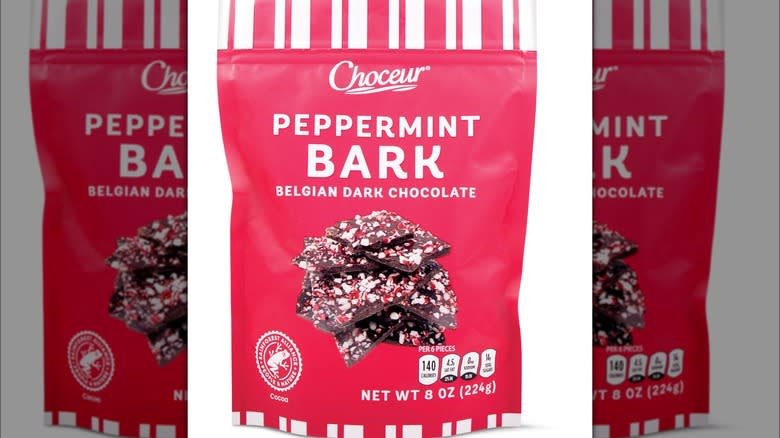 Choceur dark peppermint bark