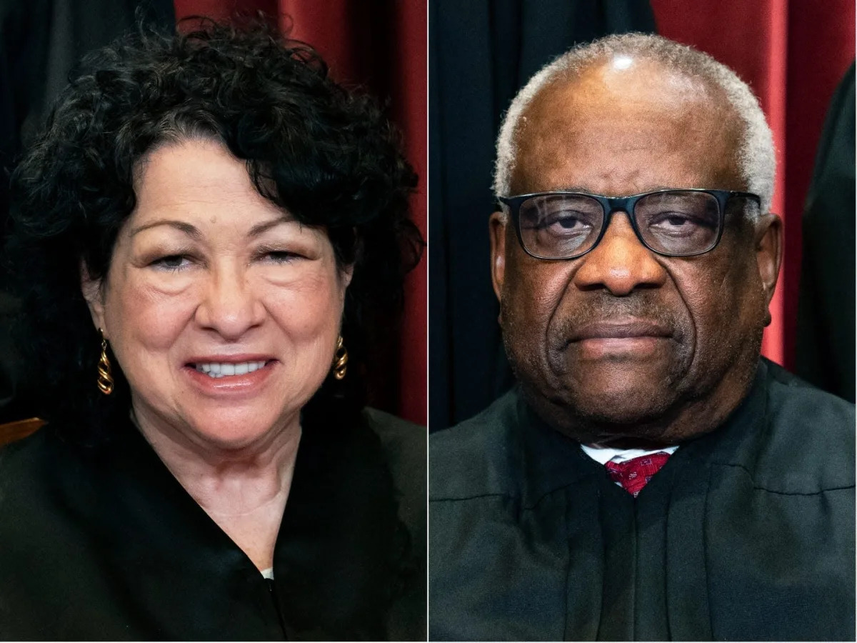 Sonia Sotomayor says Clarence Thomas 'cares deeply about the Court' as some Demo..