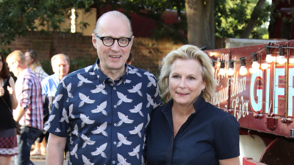 Adrian Edmondson didn't even talk to his wife Jennifer Saunders about his mental health for 20 years. (WireImage)