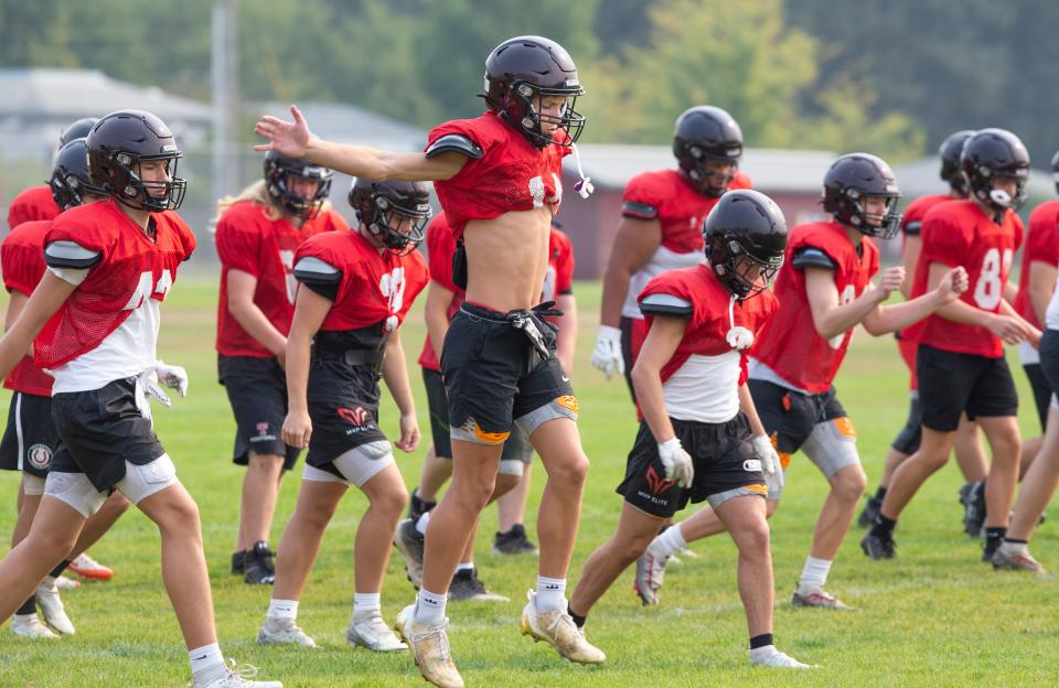 Thurston football players prepare for the 2023 season.