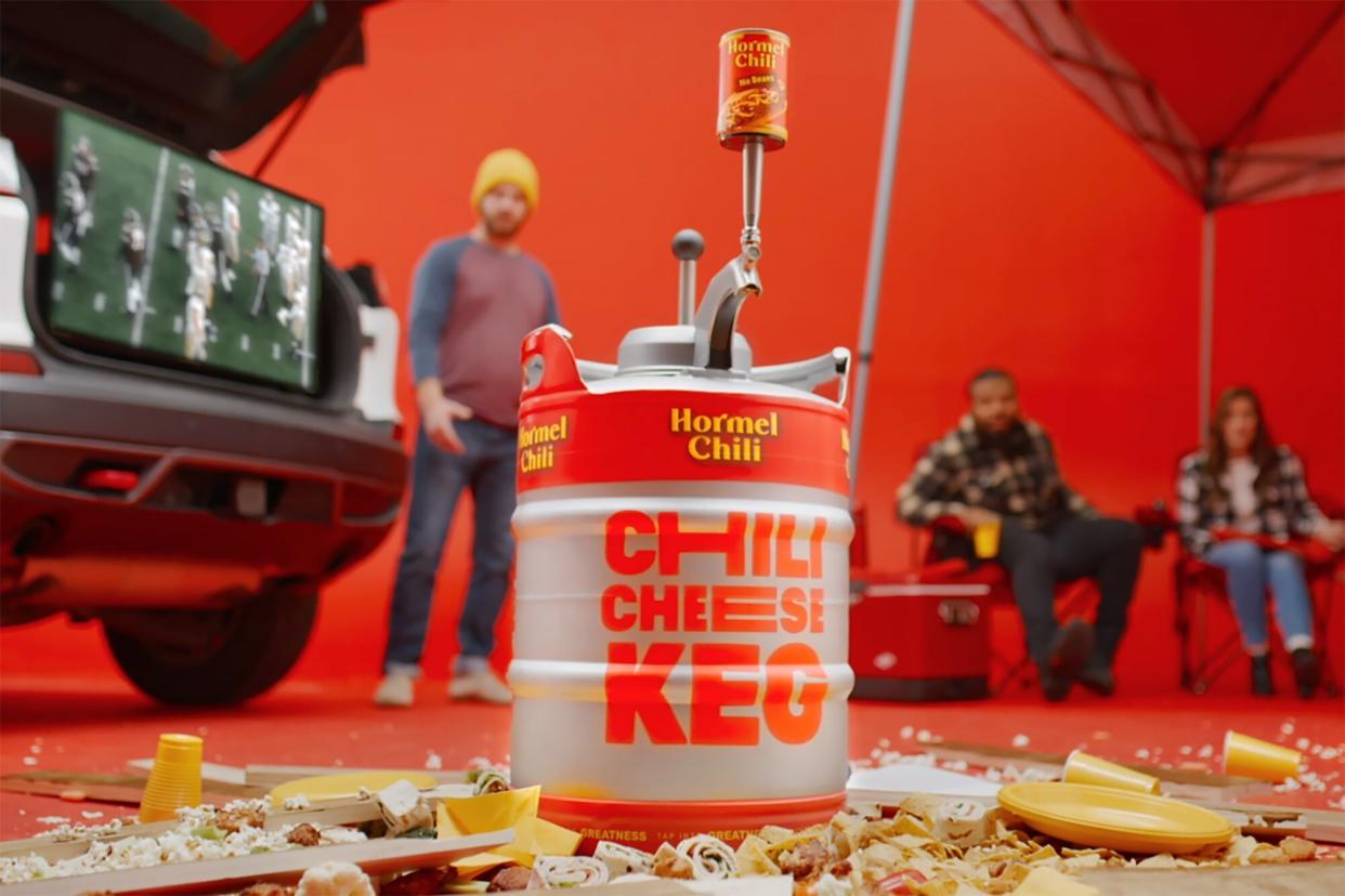 Hormel Chili Cheese Keg