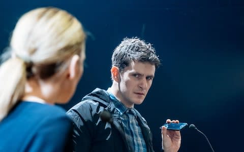 Ben Allen (Frederick) in Measure for Measure at the Donmar Warehouse - Credit: Manuel Harlan