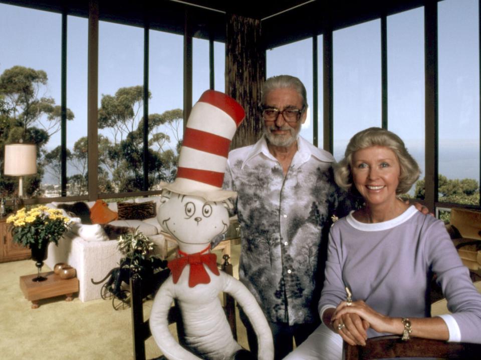 Theodor Geisel and his wife, Audrey, c. 1981 (Everett/Shutterstock)