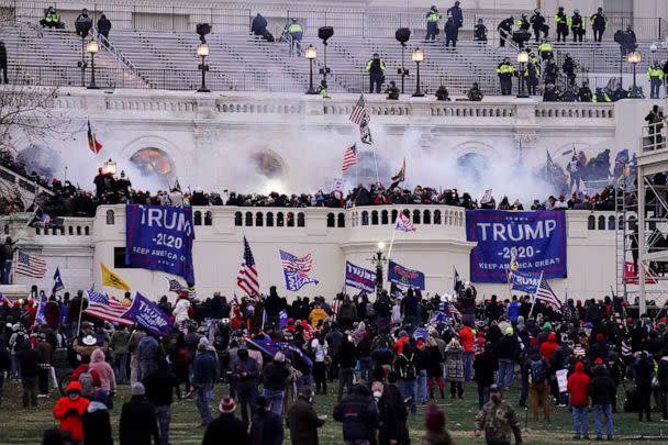 PHOTO: FILE - Violent rioters, loyal to President Donald Trump, storm the Capitol in Washington, Jan. 6, 2021. (John Minchillo/AP)