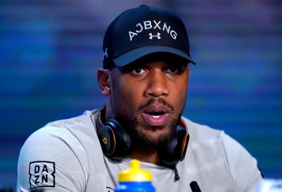 Anthony Joshua is close to a domestic super-fight with Tyson Fury (PA Wire)