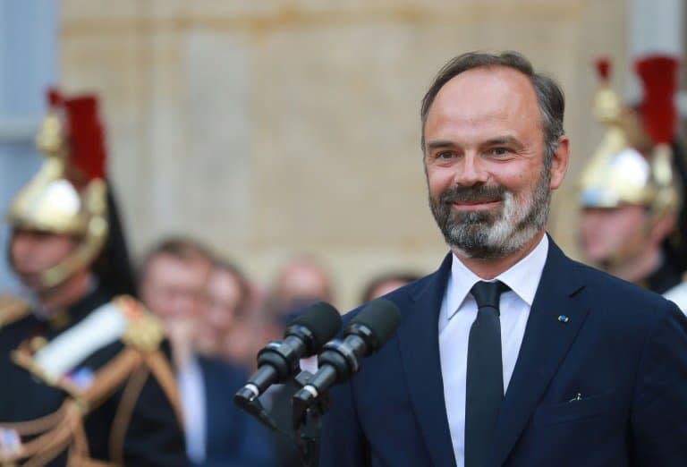 Edouard Philippe lors de la passation des pouvoirs le 3 juillet 2020 avec Jean Castex - Ludovic Marin © 2019 AFP